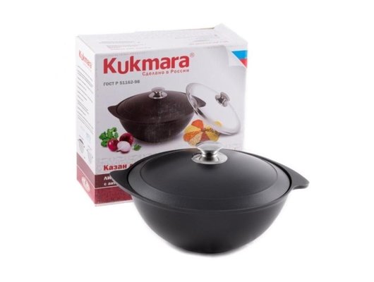 Казан KUKMARA кз60а антипригарное покрытие 6л